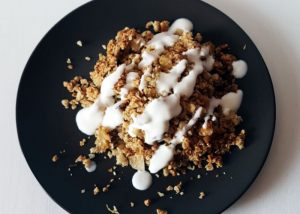 Crumble de Manzana y Pera