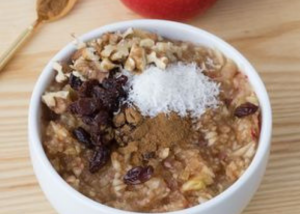 Porridge de Avena y Manzana sin gluten